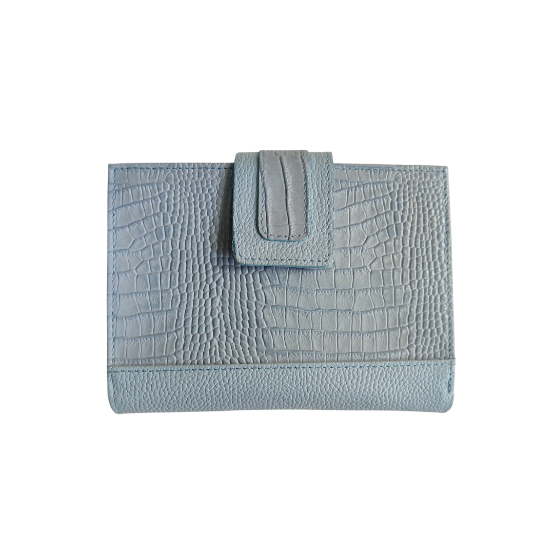 Billetera Porta Pasaporte de Cuero para Mujer - Nómada