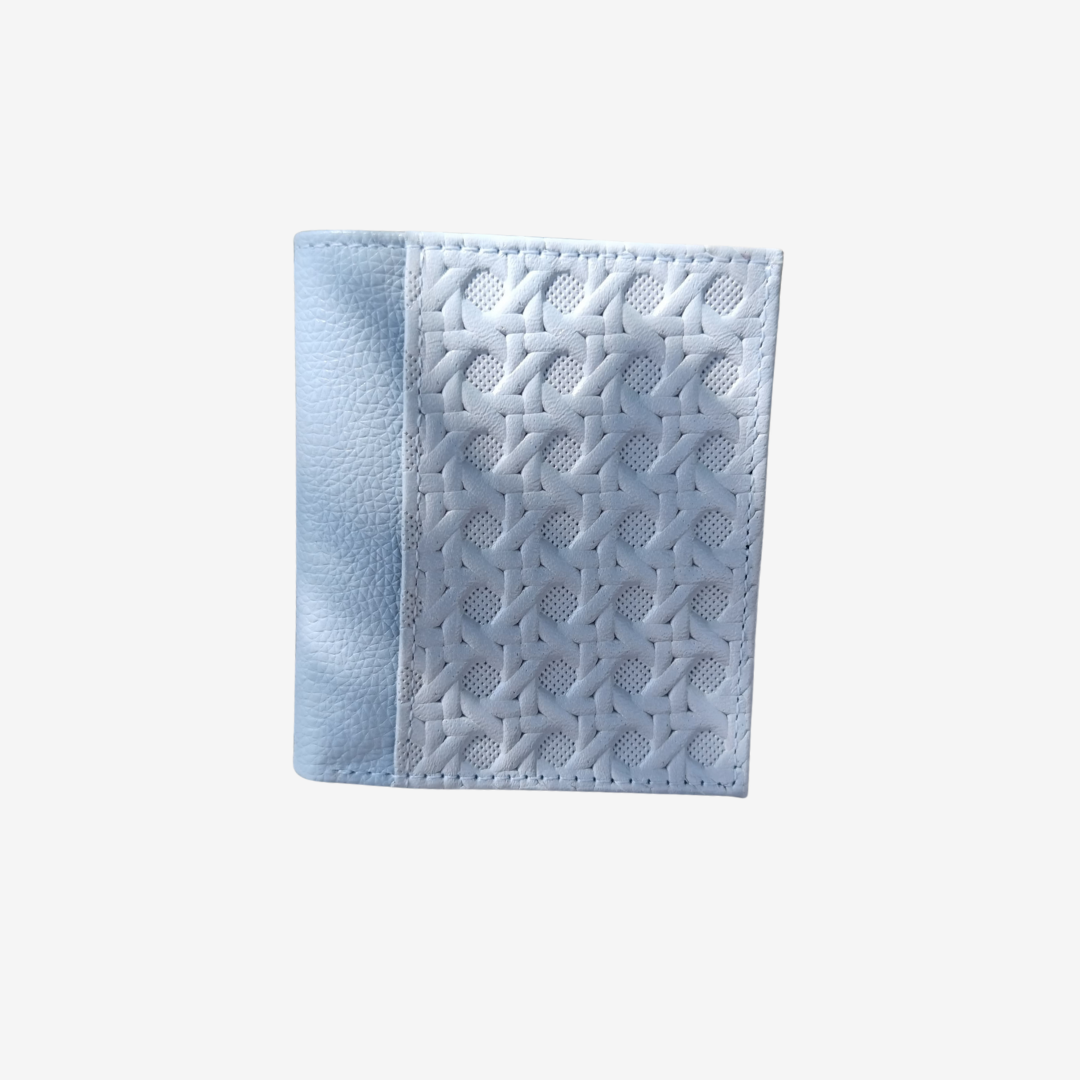 Billetera porta tarjetas para dama color azul