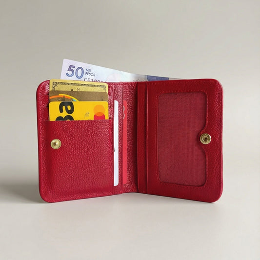 TOP SELLER - Billetera Zafiro Roja
