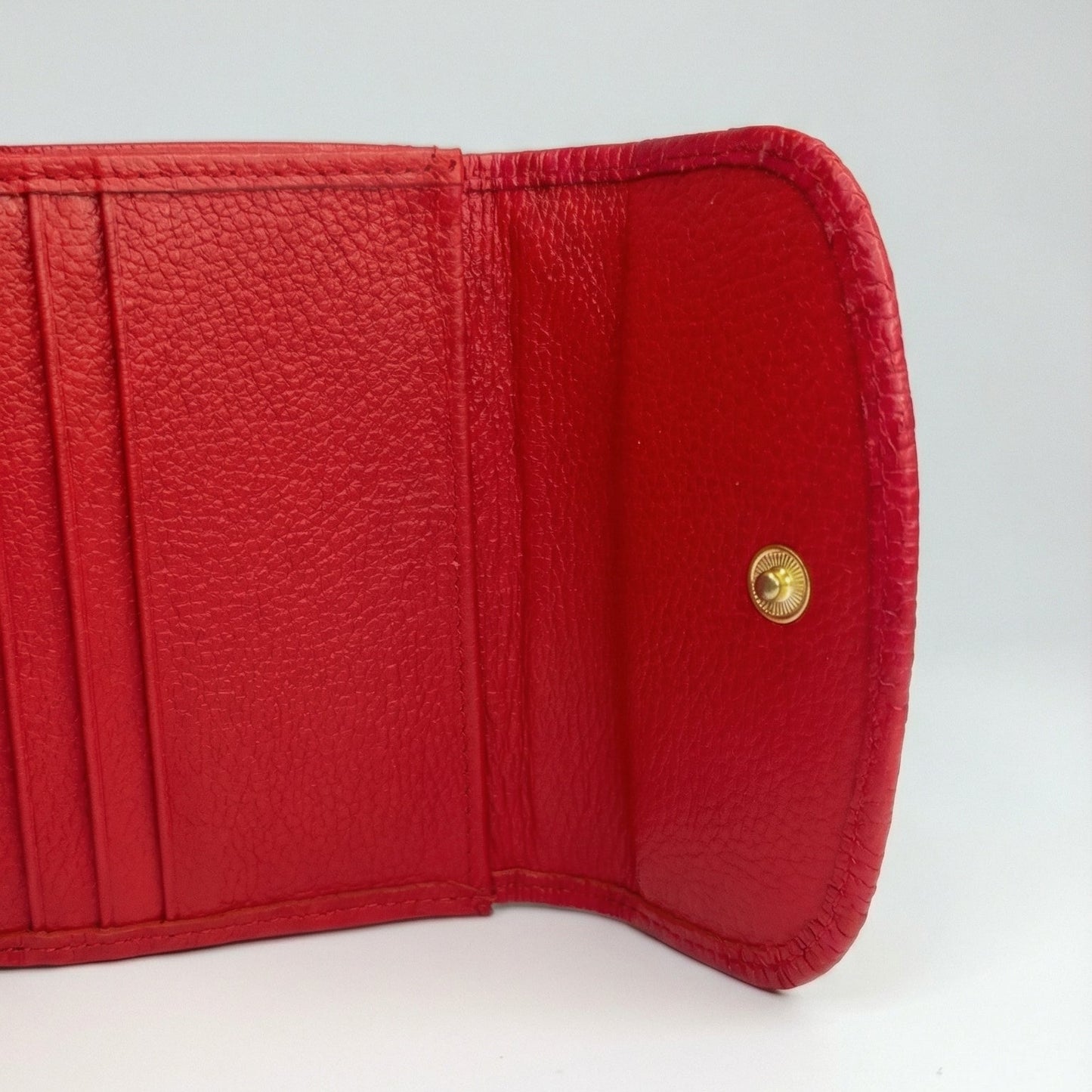 Billetera Elise en cuero Rojo - RagazzaBolsos