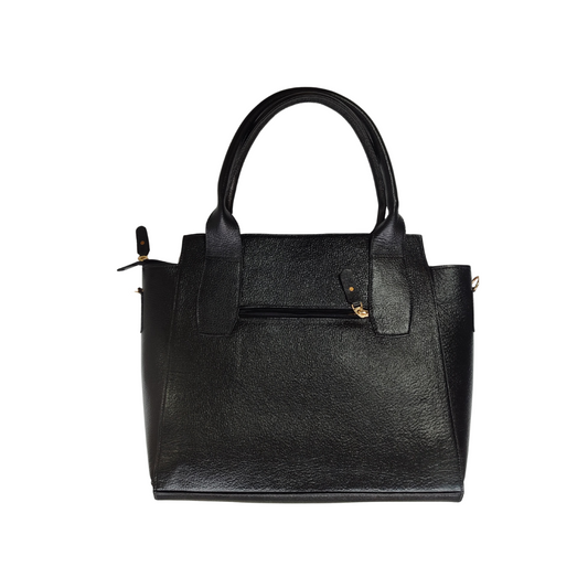 Cartera sofia en cuero - negro - RagazzaBolsos