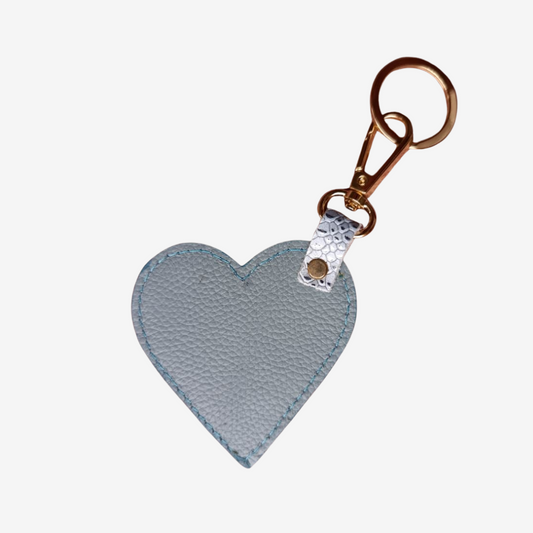 Llavero Corazon en cuero