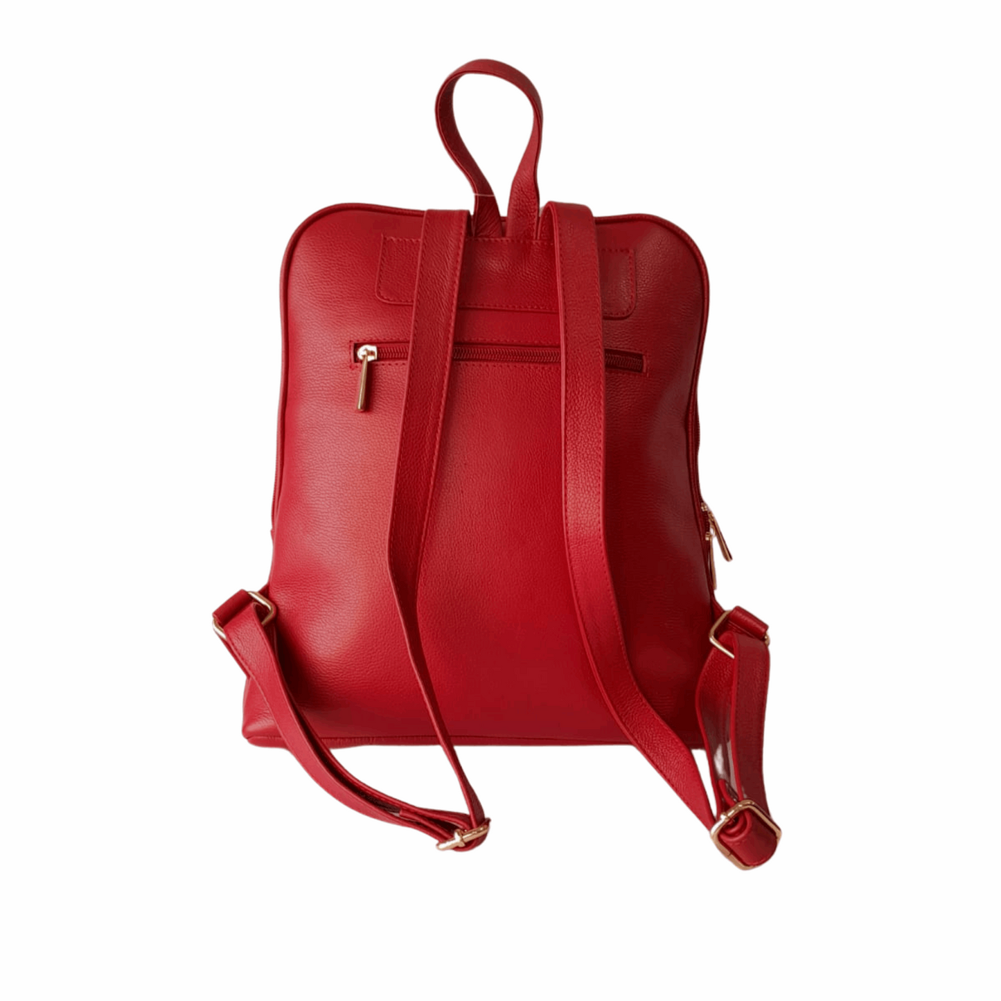 Morral Amatista para mujer en Cuero combinado con Folias Ref: 2207