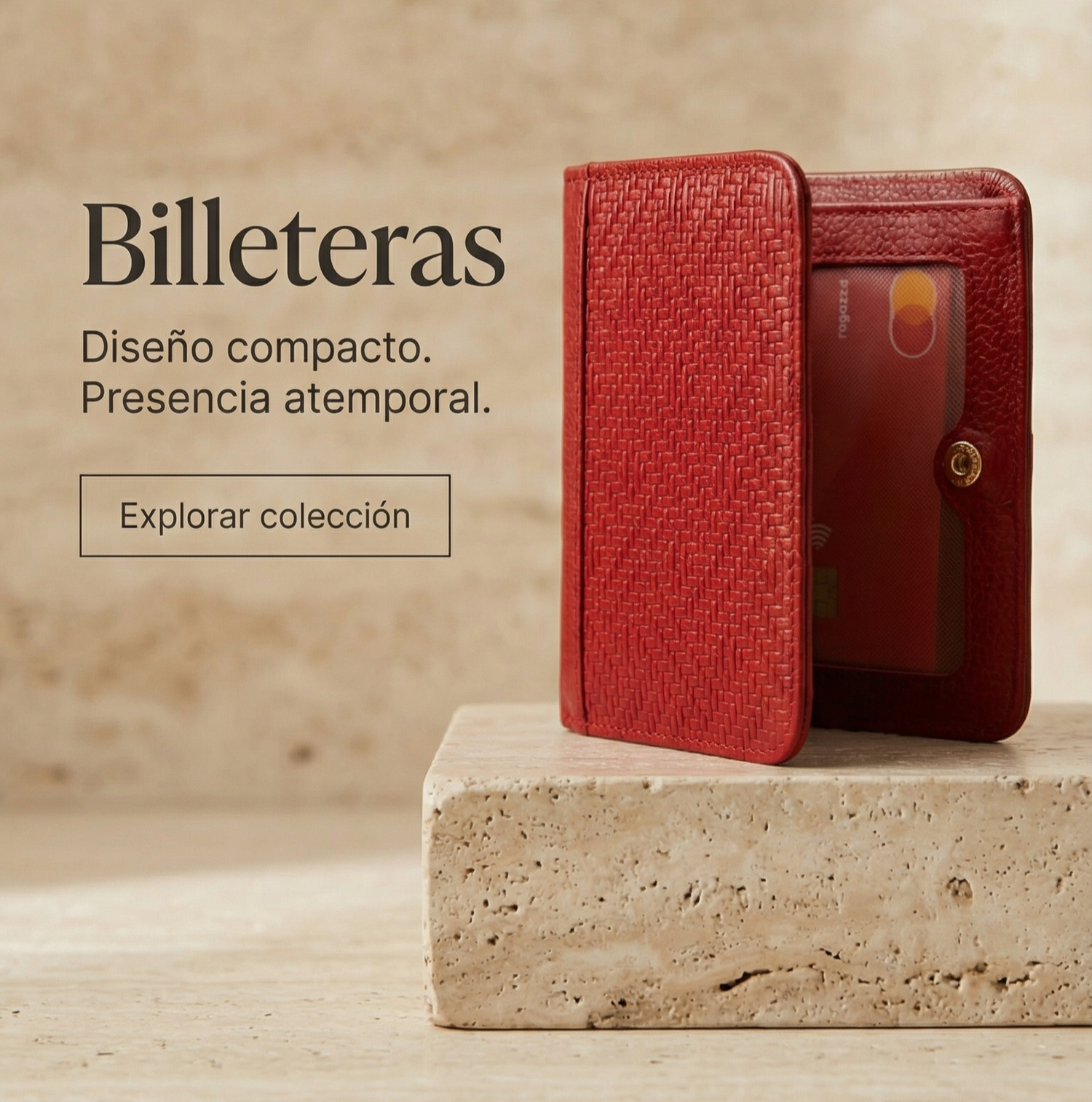 Billetera de cuero para mujer, diseño exclusivos hecho por artesanos colombianos