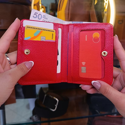 TOP SELLER - Billetera Zafiro Cuero Genuino