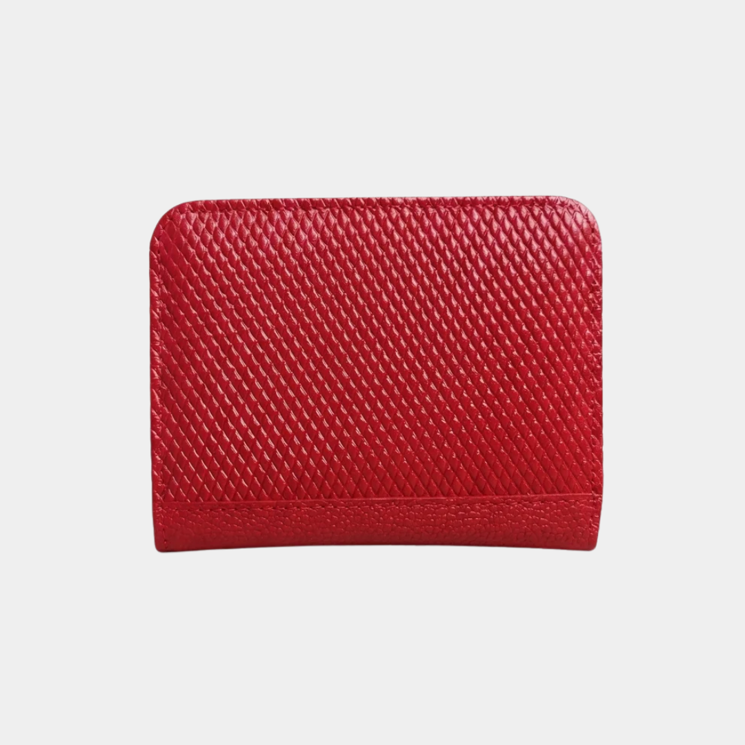 Billetera pequeña en cuero para mujer
