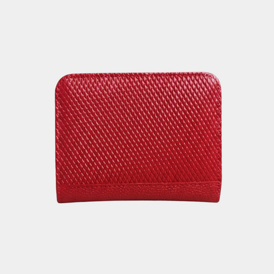 Billetera pequeña en cuero para mujer