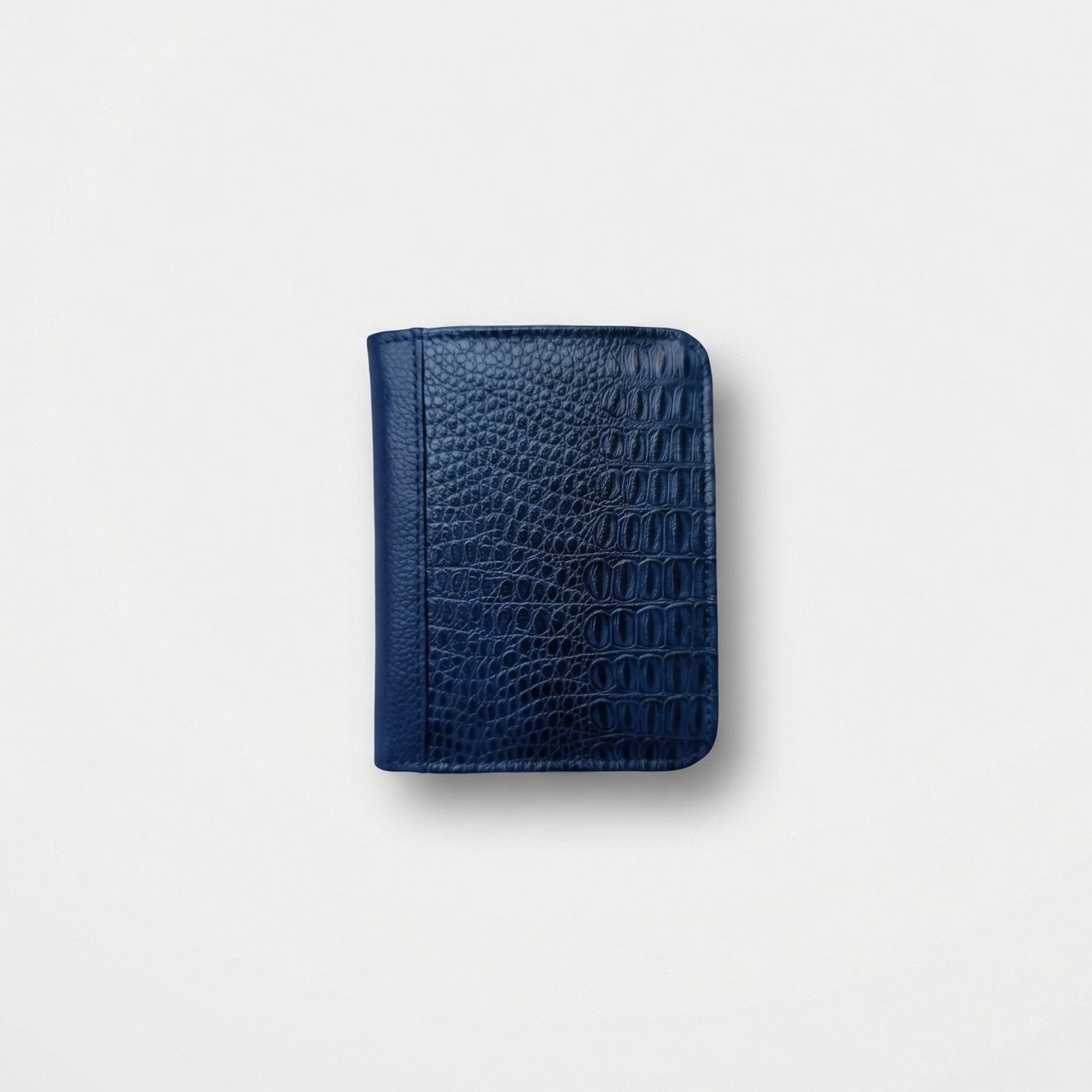 Billetera Zafiro en cuero Azul Marino - RagazzaBolsos
