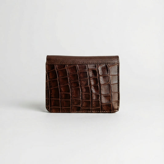 Billetera Zafiro en cuero Café - RagazzaBolsos