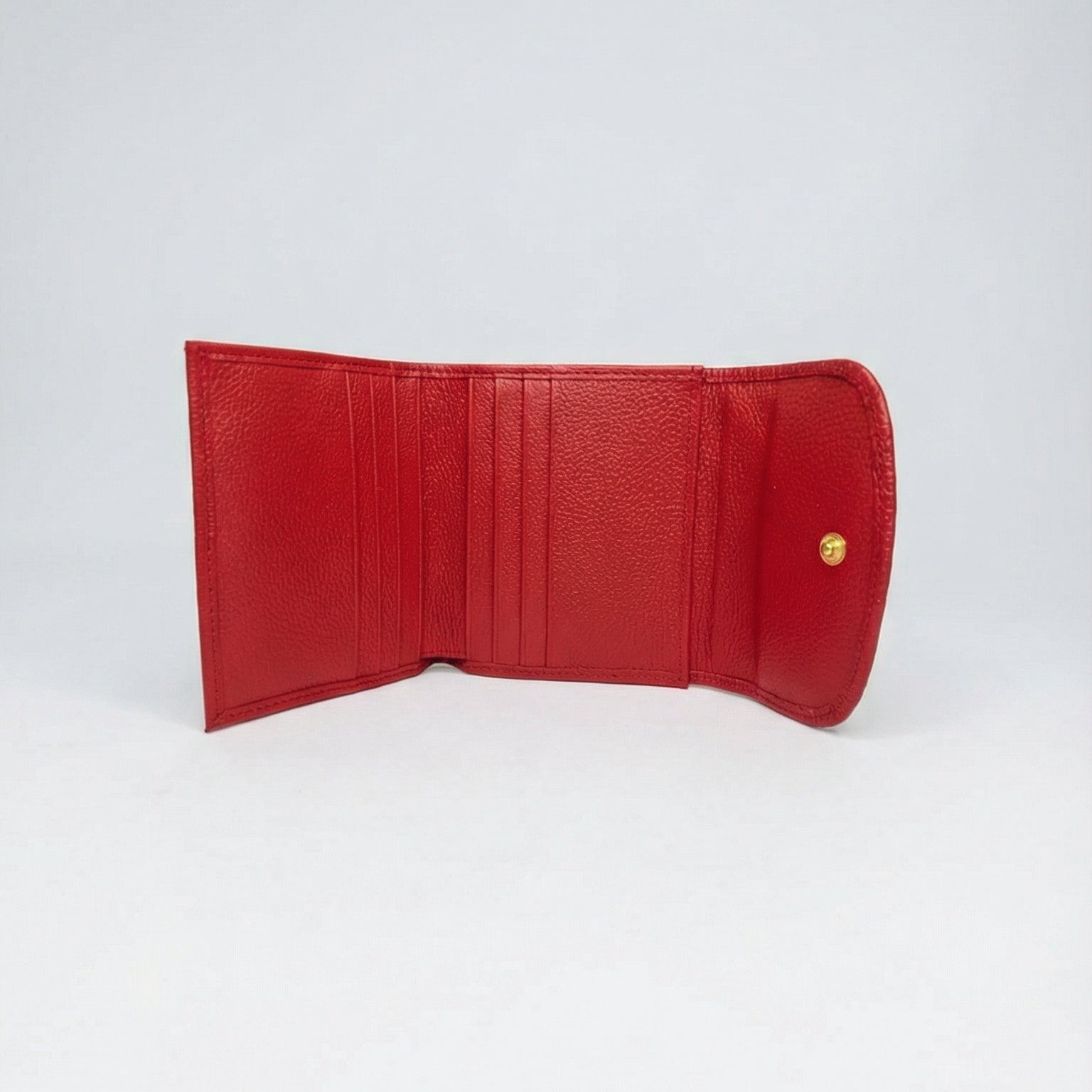 Billetera Elise en cuero Rojo - RagazzaBolsos