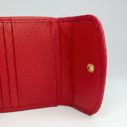 Billetera Elise en cuero Rojo - RagazzaBolsos