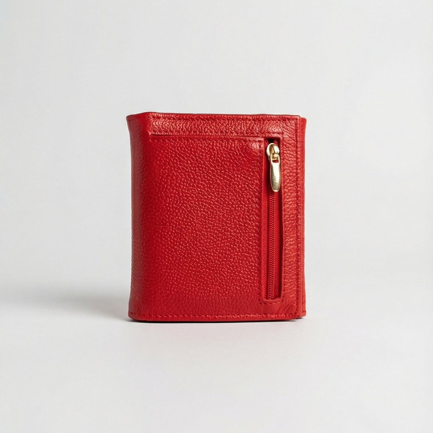 Billetera Elise en cuero Rojo - RagazzaBolsos