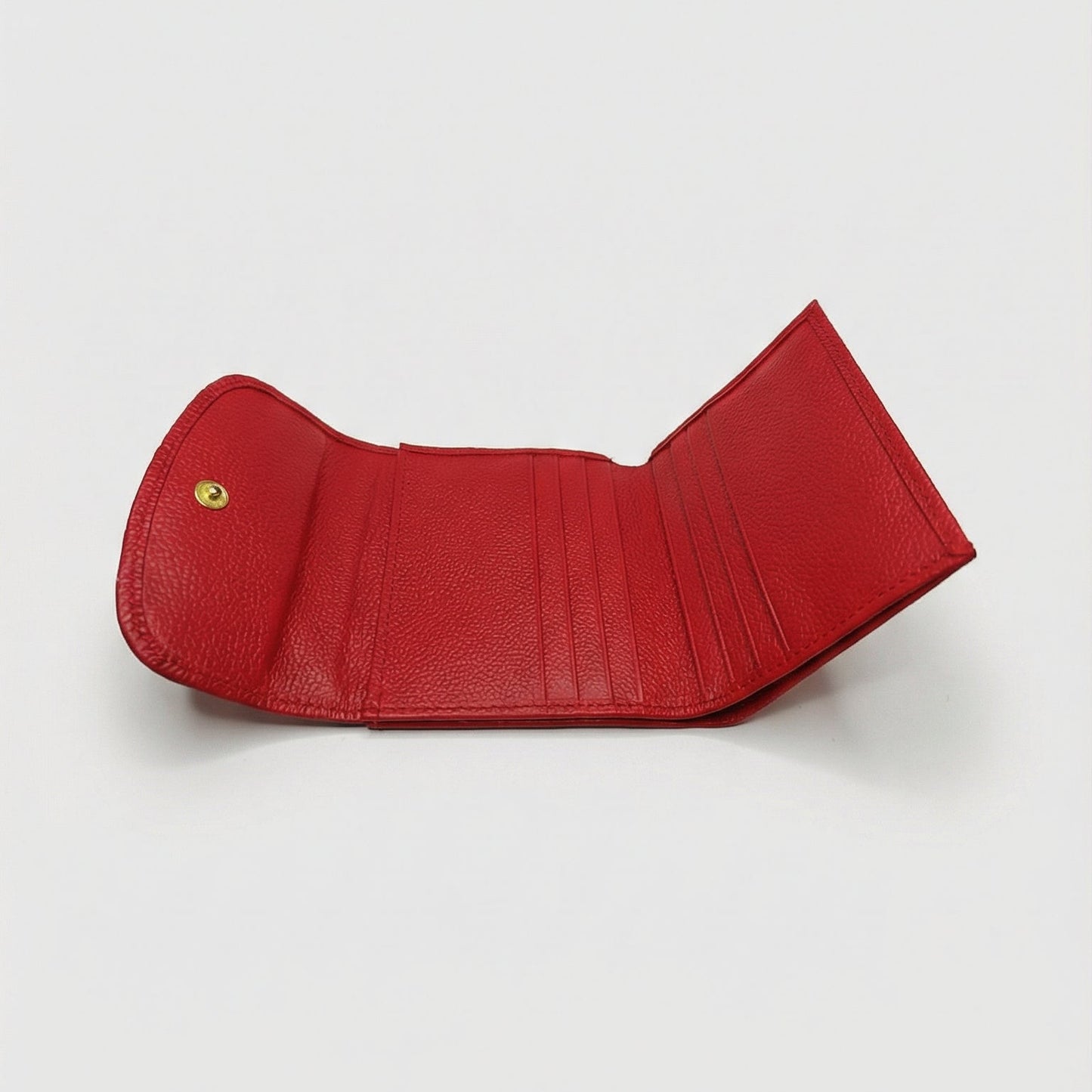 Billetera Elise en cuero Rojo - RagazzaBolsos