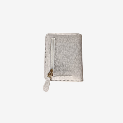 Billetera Zafiro en Cuero Beige