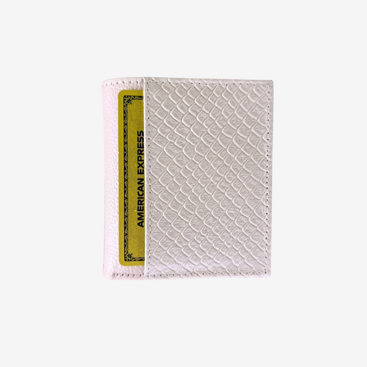 Billetera porta tarjetas para dama color palo rosa