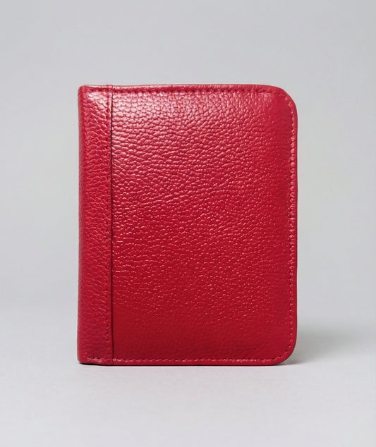 Billetera Zafiro en cuero rojo