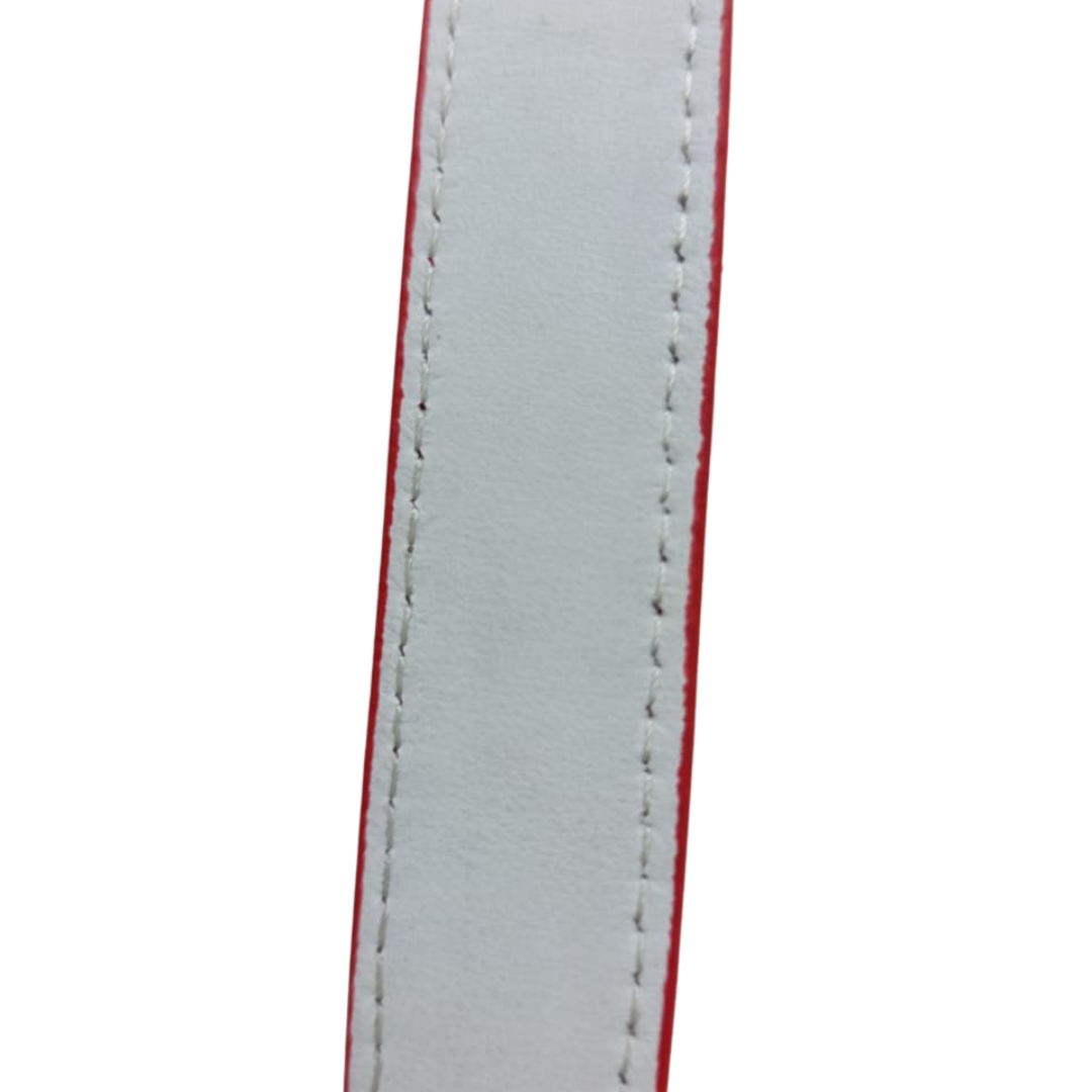 CINTURON MAKKI EN CUERO ROJO