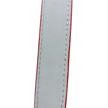 CINTURON MAKKI EN CUERO ROJO