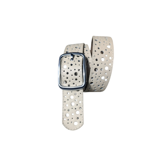 CINTURON THANIA EN CUERO BEIGE