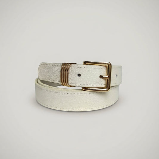 CLASSIC EN CUERO LISO BEIGE